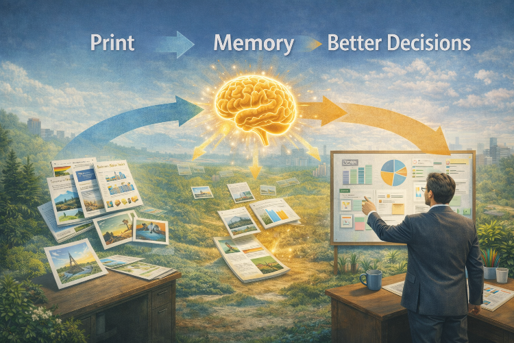Why Consumer Memory Matters in Print Marketing A practical guide to how consumer memory influences print effectiveness — and how format choice, colour consistency and supplier selection shape recall.