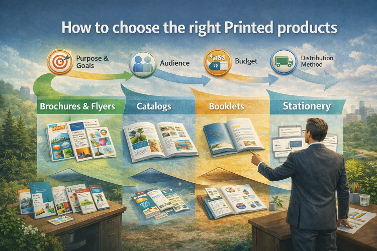 Which Printed Products Work Best Where? A Practical Buyer’s Guide A practical guide for print buyers on choosing the right printed products for indoor and outdoor environments — without jargon, pressure or over-specification.